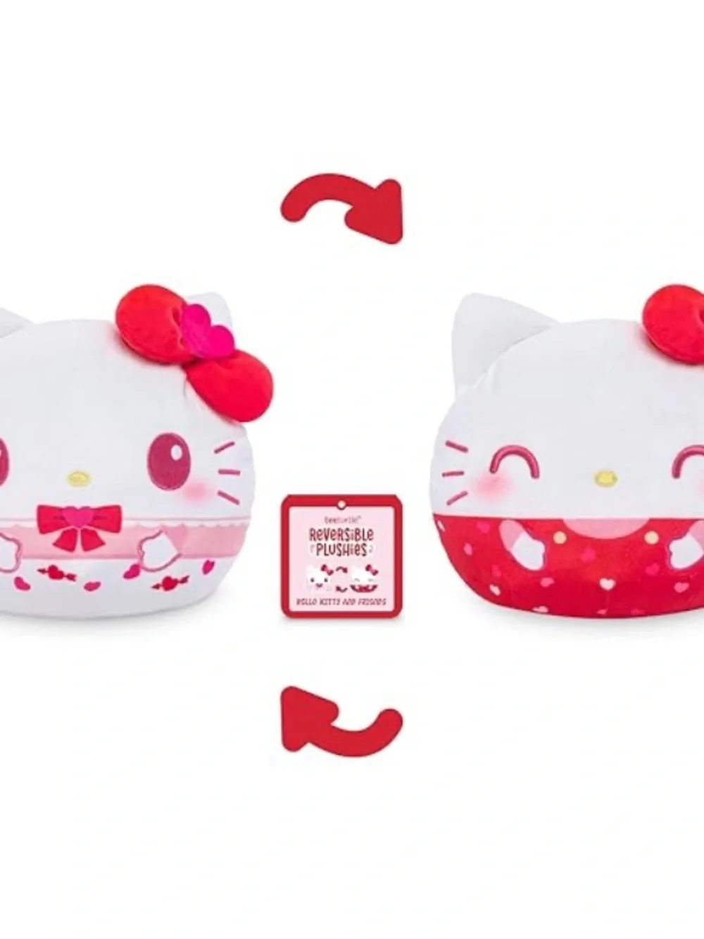 TeeTurtle Hello Kitty Reversible Plush